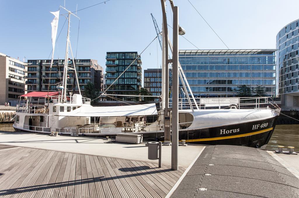 Horus Hausboot Apartman Hamburg Kültér fotó