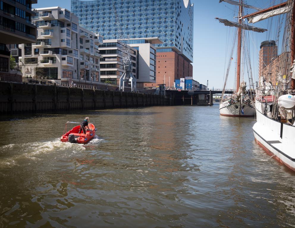 Horus Hausboot Apartman Hamburg Kültér fotó