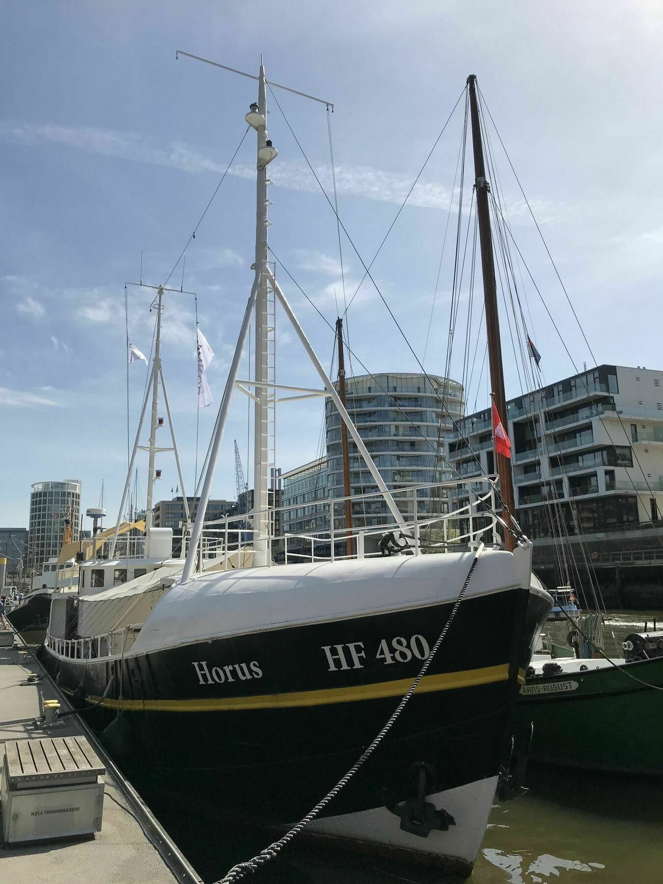 Horus Hausboot Apartman Hamburg Kültér fotó