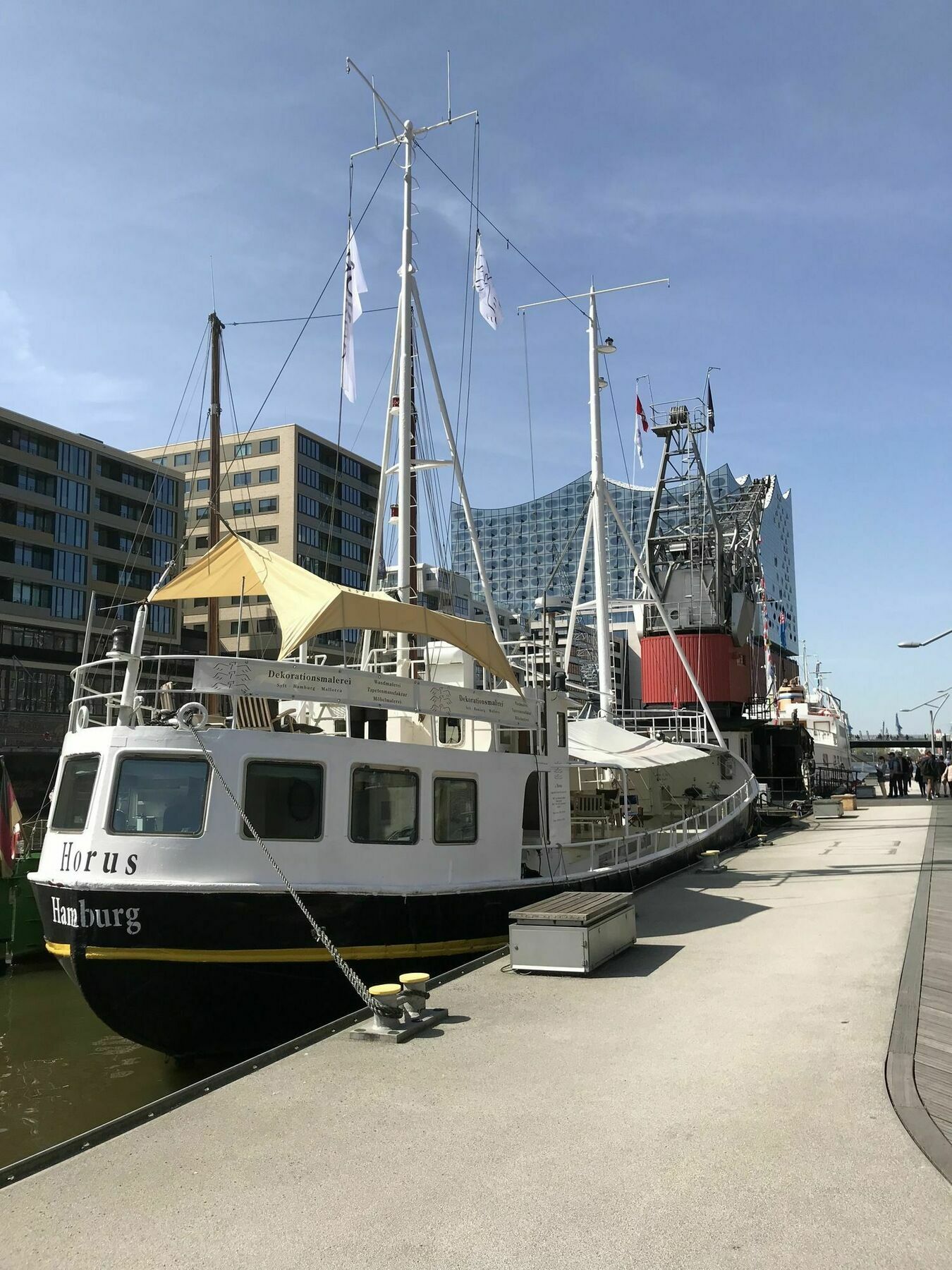 Horus Hausboot Apartman Hamburg Kültér fotó