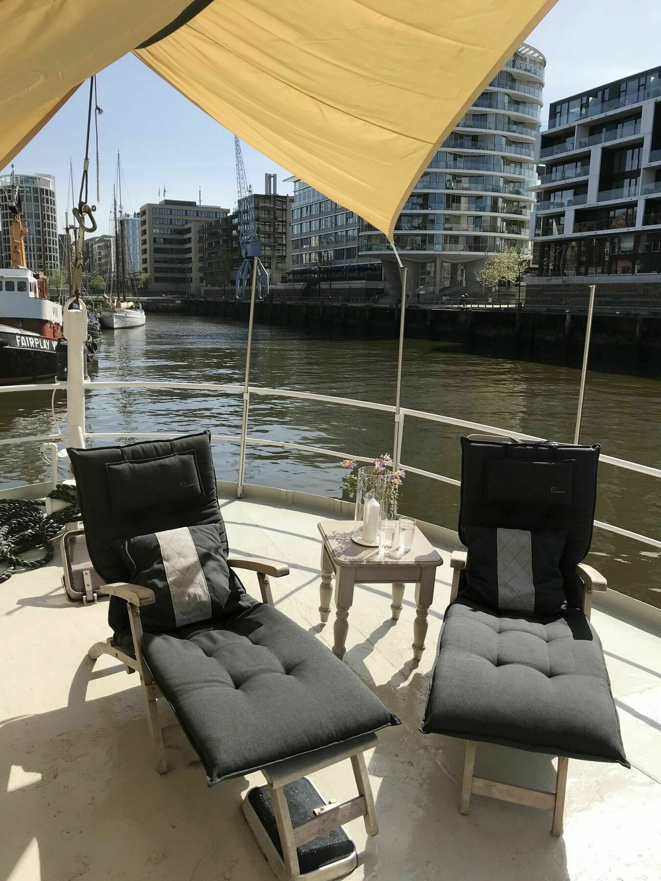 Horus Hausboot Apartman Hamburg Kültér fotó