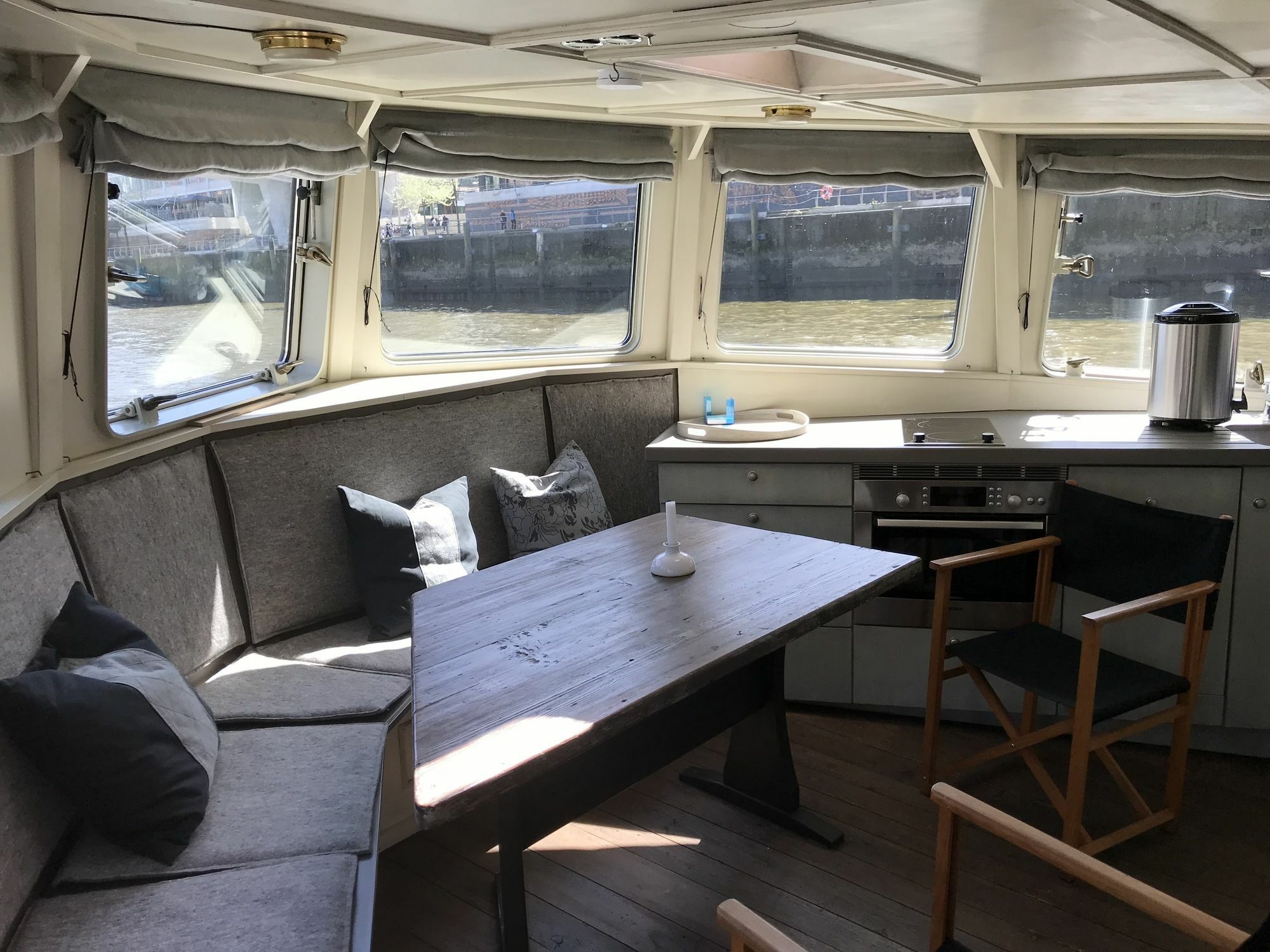 Horus Hausboot Apartman Hamburg Kültér fotó